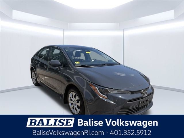 2023 Toyota Corolla LE in Underground — front three-quarter view